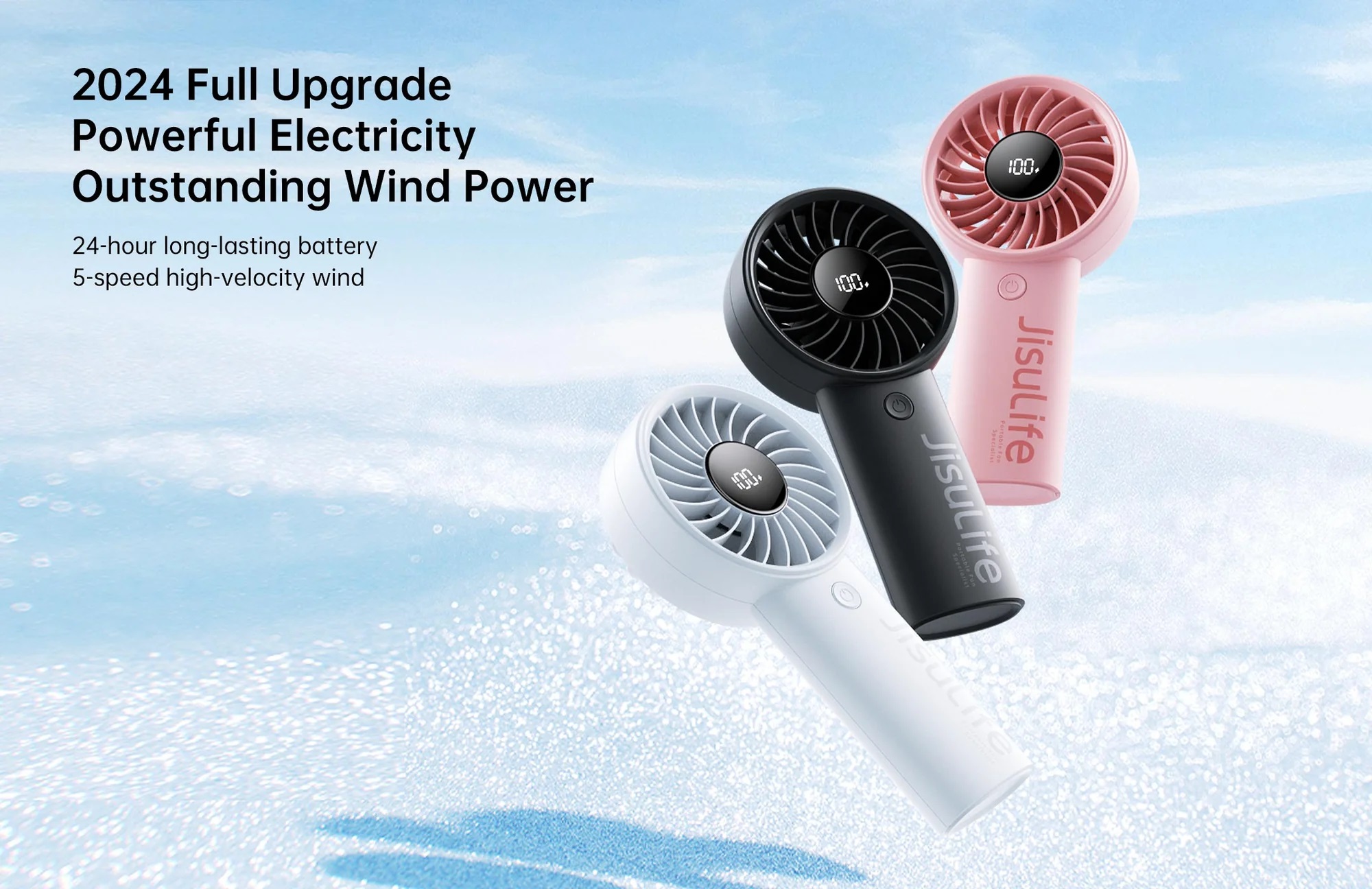 JisuLife Handheld Mini Fan Life4 - Experience Unrivaled Comfort